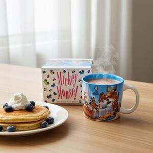 Vintage Disney Mickey Mouse "Through the Years"‎ Mug Japan